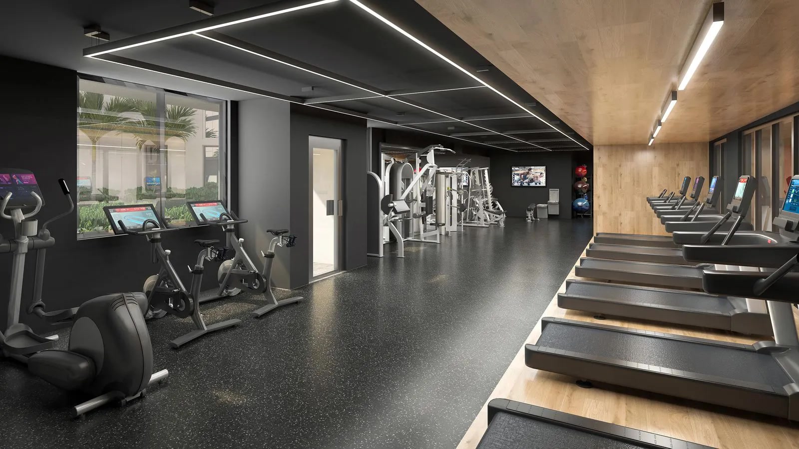 VOX Miami Phase II fitness center