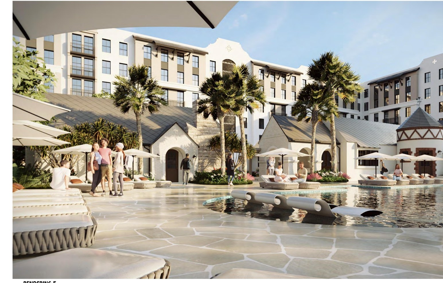 TTG 57 courtyard amenities rendering